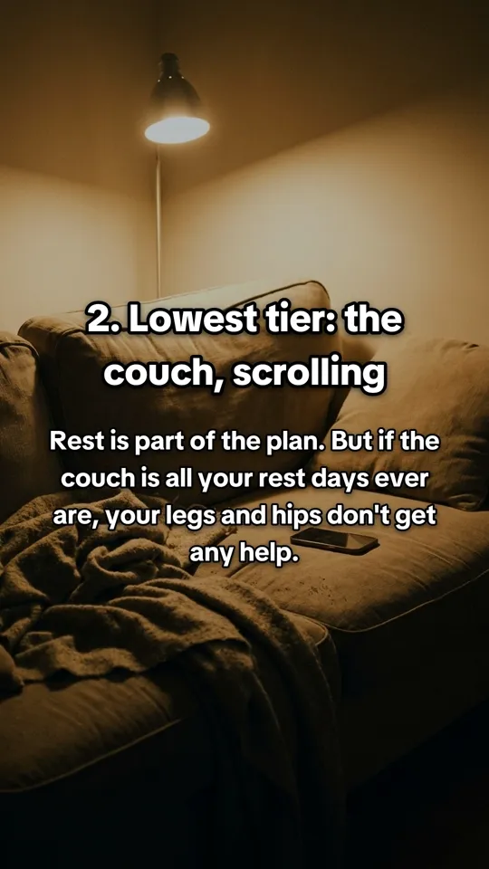 Slide 2: Lowest tier: the couch, scrolling