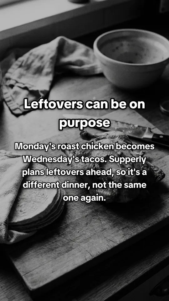Slide 3: Leftovers can be on purpose