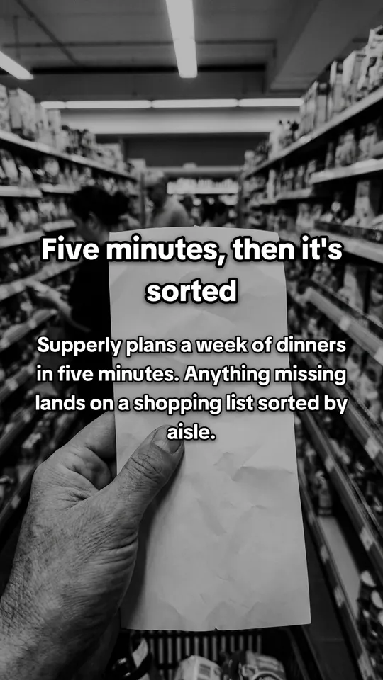 Slide 5: Five minutes, then it's sorted